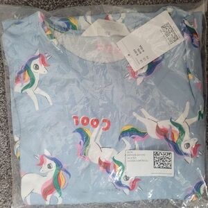 H & M Unicorn Fit and Flare Dress Mew With Tags